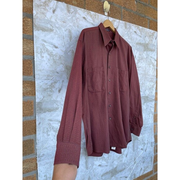 BURBERRYS OF LONDON VINTAGE FRONT BUTTON SHIRT SIZE LARGE - Picture 3 of 10